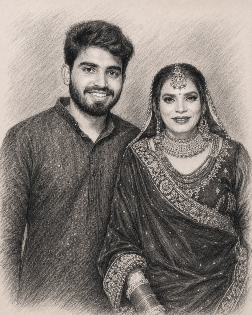 Handmade portrait